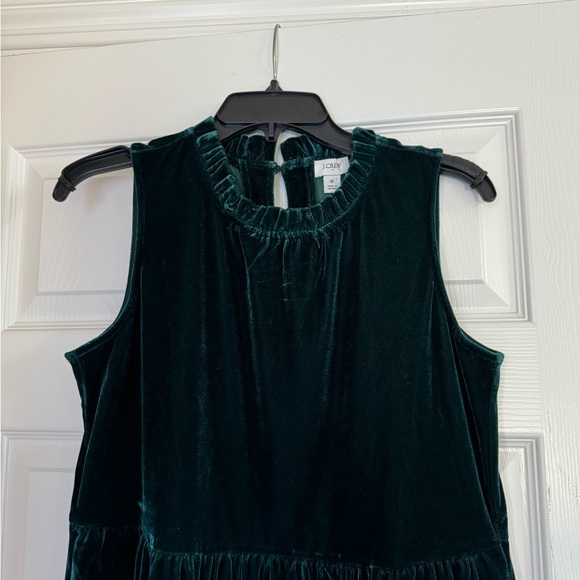 NEW! J. Crew Factory velvet sleeveless midi dress - Picture 6 of 7